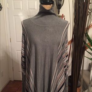Turtleneck poncho